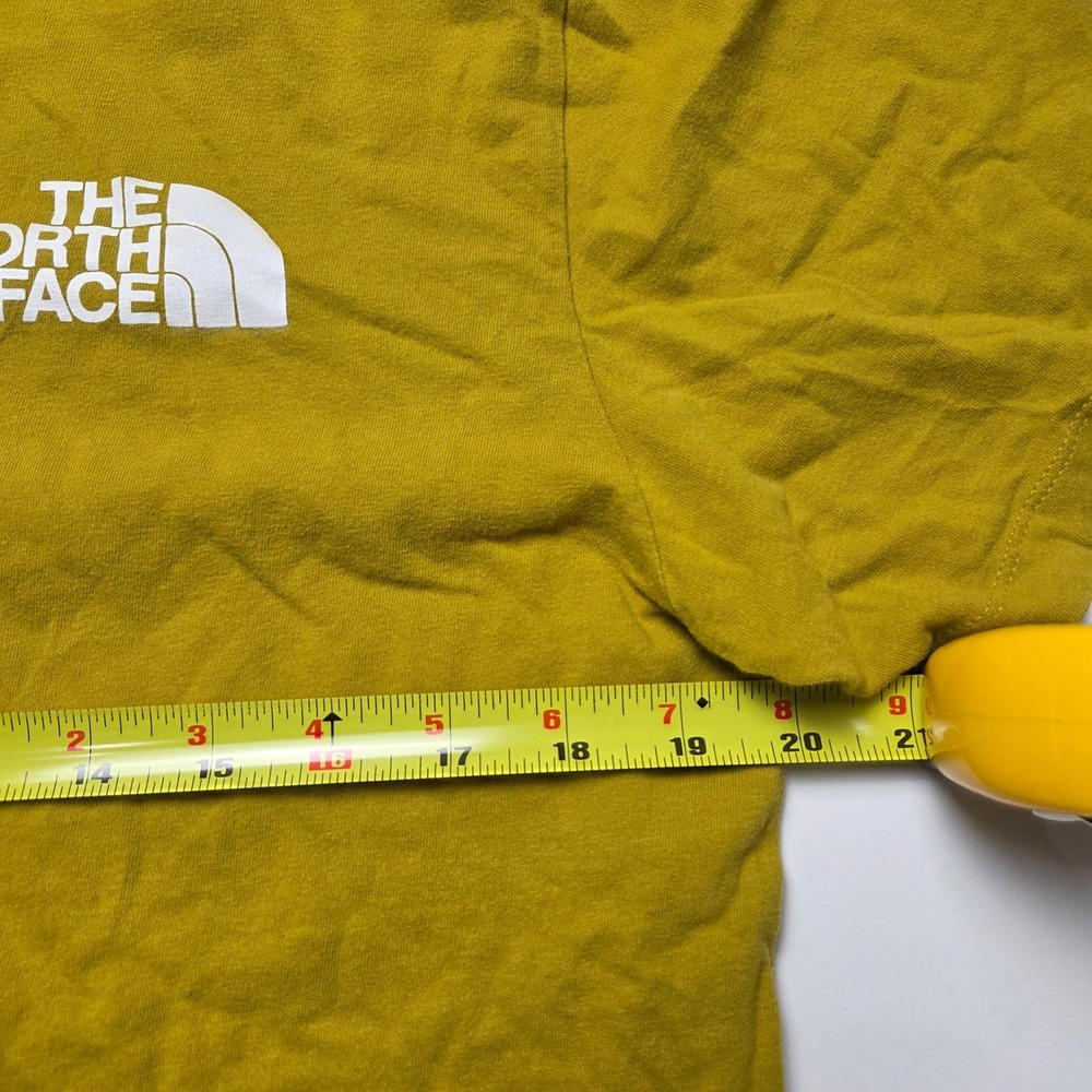 The North Face Mustard Yellow Logo Tee Size Medium - Picture 6 of 6